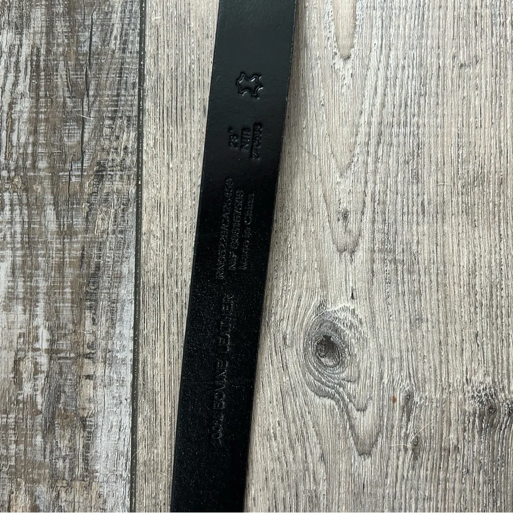 NWT Ted Baker London MXZ-Conaby Printed leather belt Black brown print